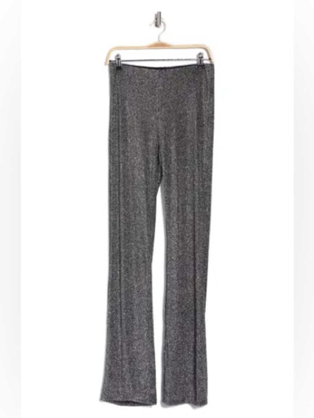 Silver Glitter Flare Pants – Naked Wardrobe